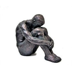 Rzeźba figura Mężczyzna siedzący XXL